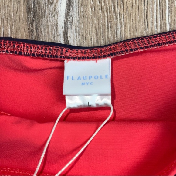 Flagpole NYC Bikini Swimsuit Bottom Electra Colorblocked Multi-Color SZ L NWT - Picture 7 of 7